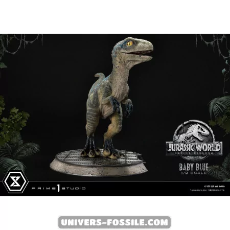 Jurassic World: Fallen Kingdom statuette Prime Collectibles 1/2 Baby Blue 34 cm to sell